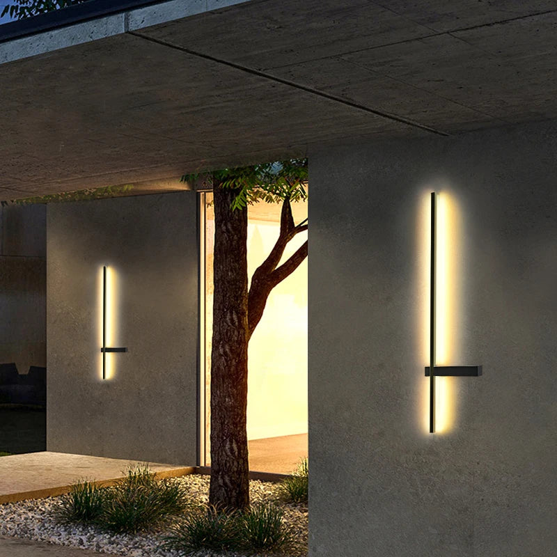 Niamh | Long Aluminium Outdoor Wall Light