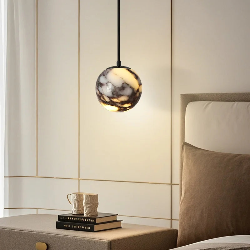 Mafalda | Marble Bedside Pendant Light