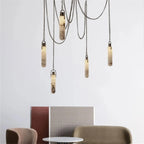 Rosalba | Alabaster and Brass Multi-Light Chandelier