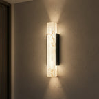 Cian | Marble-Effect Outdoor Wall Light