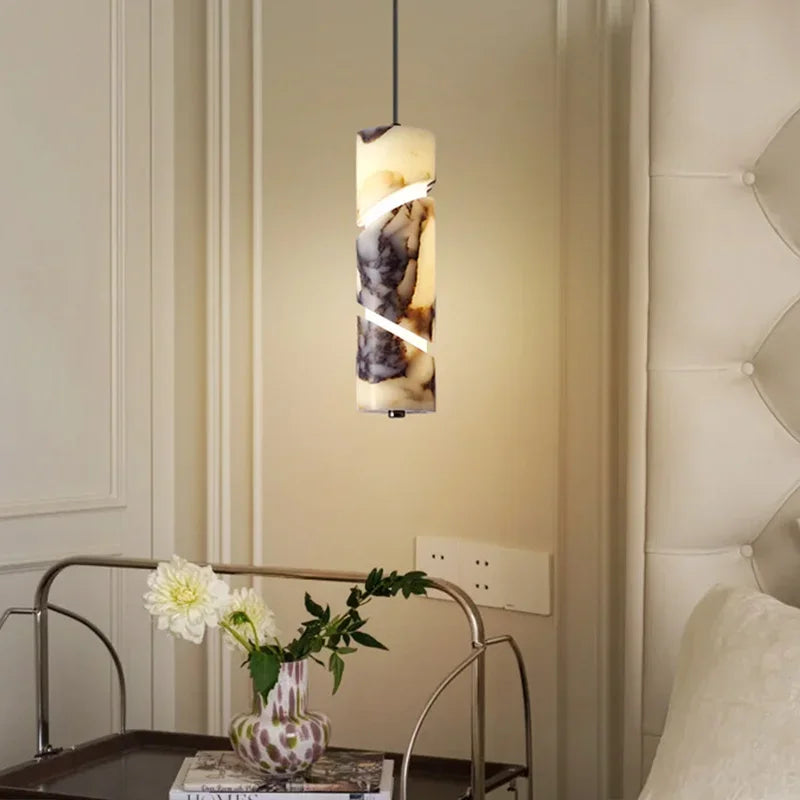 Palmira | Marble and Iron Pendant Light