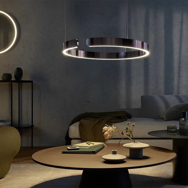 Joaquim | Nordic Aluminium Ring Chandelier
