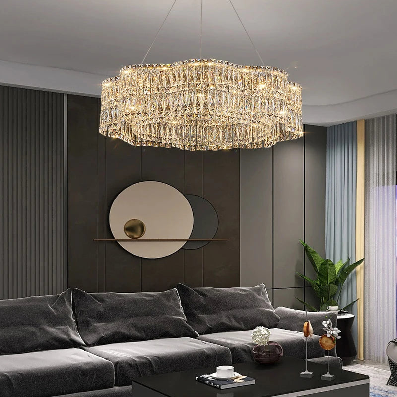 Aurora | Dimmable Crystal LED Chandelier