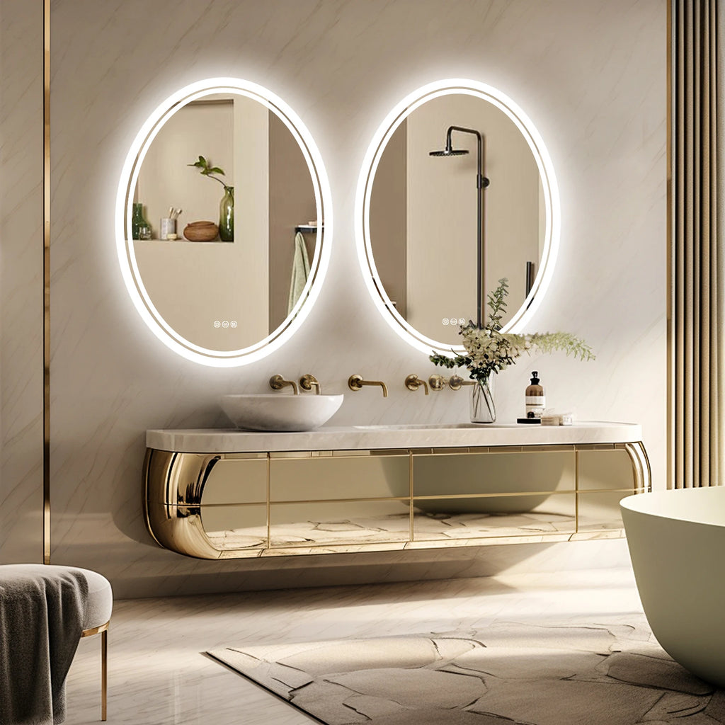 Ilse | Round Backlit Dimmable LED Bathroom Mirror