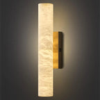 Colette | Alabaster and Brass Wall Sconce