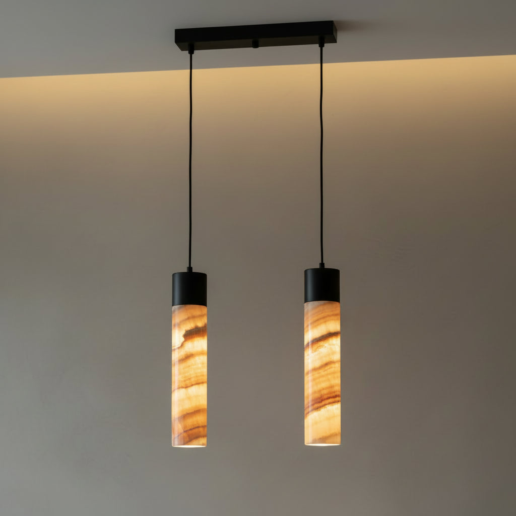 Serafina | Marble  Pendant Light with Spotlight