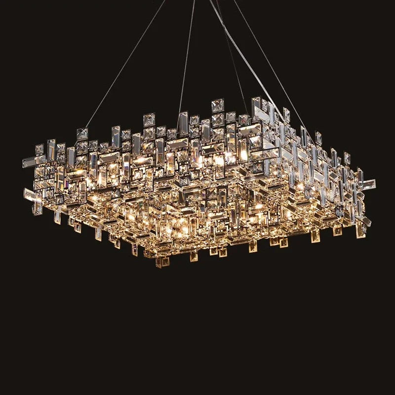 Frost | Chrome Crystal Chandelier