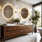 Ilse | Round Backlit Dimmable LED Bathroom Mirror