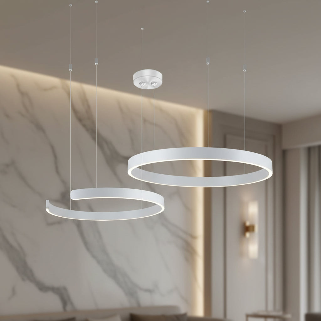 Joaquim | Nordic Aluminium Ring Chandelier