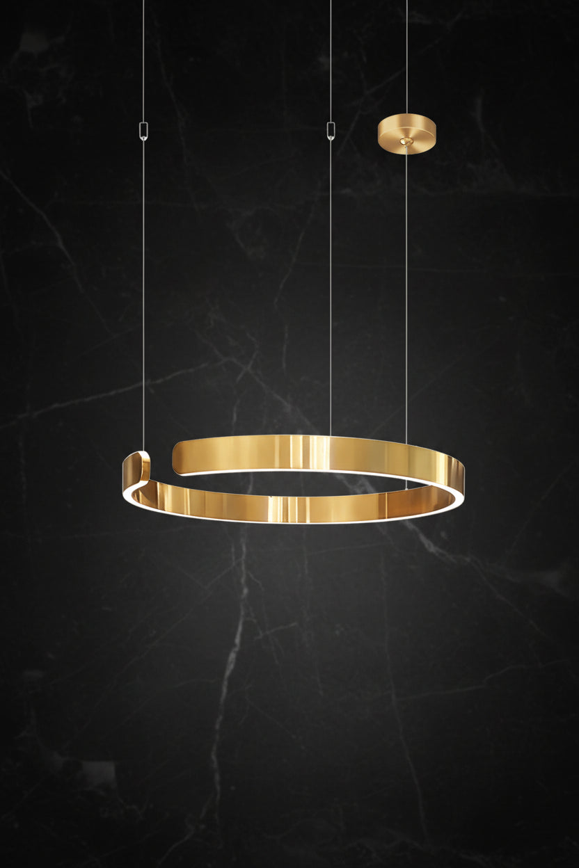 Joaquim | Nordic Aluminium Ring Chandelier