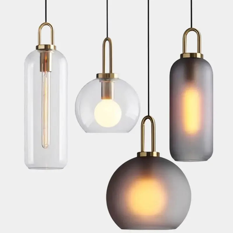 Regina | Industrial Glass Pendant