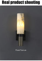 Hera | Natural Marble Bedside Wall Sconce