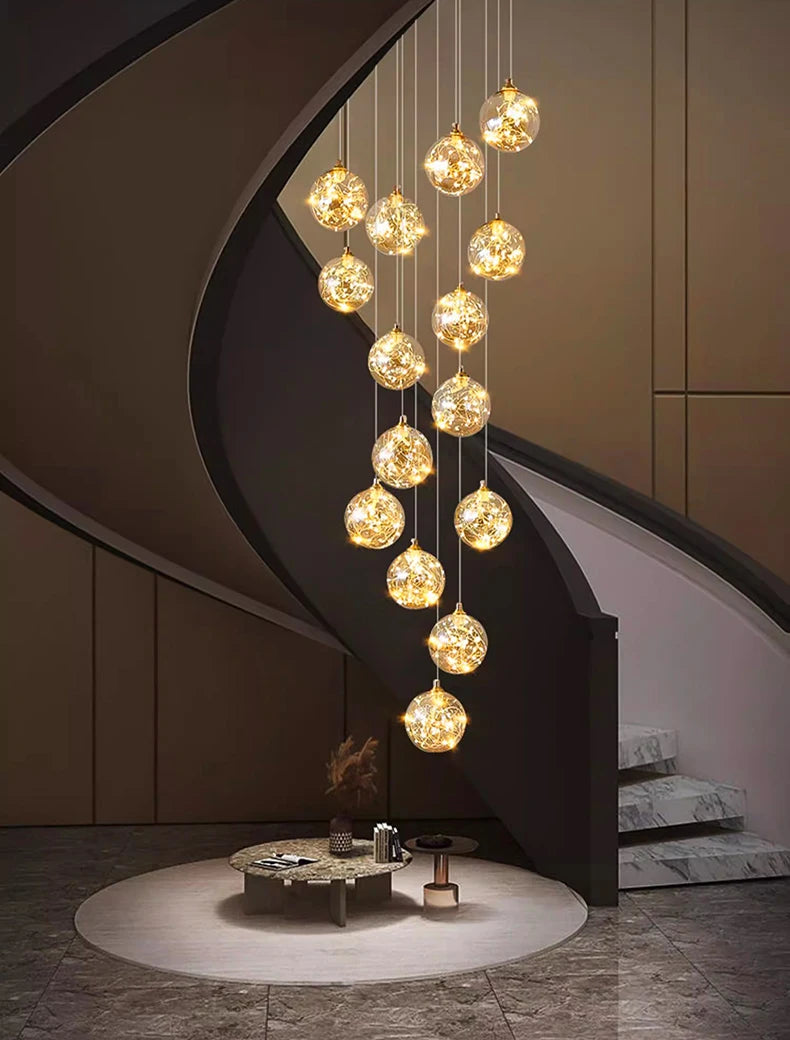Nordic home decor dining room Pendant lamp lights indoor lighting stair lamp hanging light chandelier lamps for living room
