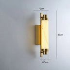 Aether | Marble-Effect Linear Wall Lamp