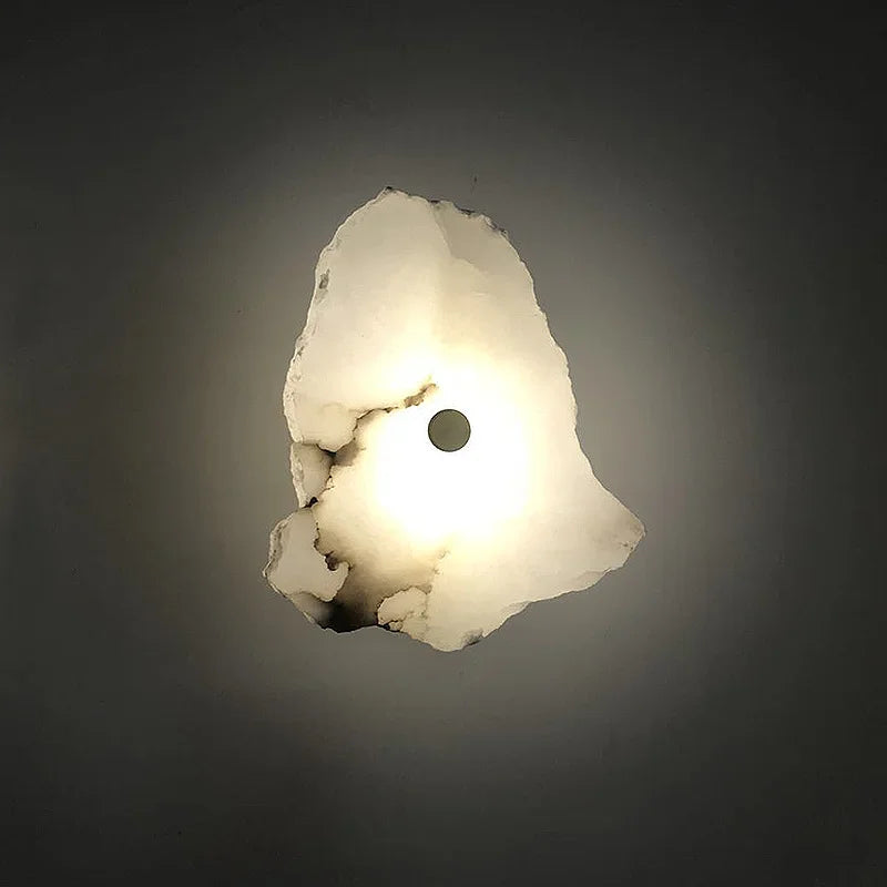 Athena | Natural Marble Multi-Stone Wall Sconce