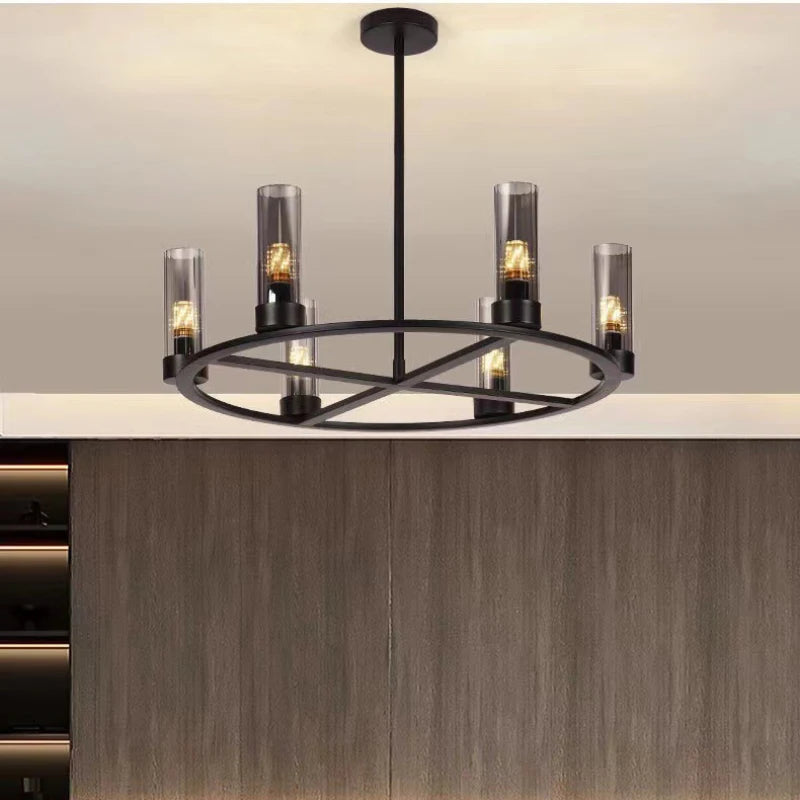 Aquila | Cognac Glass Chandelier