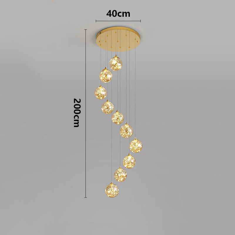 Nordic home decor dining room Pendant lamp lights indoor lighting stair lamp hanging light chandelier lamps for living room
