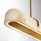Doré | Long Alabaster Kitchen Island Pendant