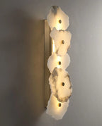 Athena | Natural Marble Multi-Stone Wall Sconce