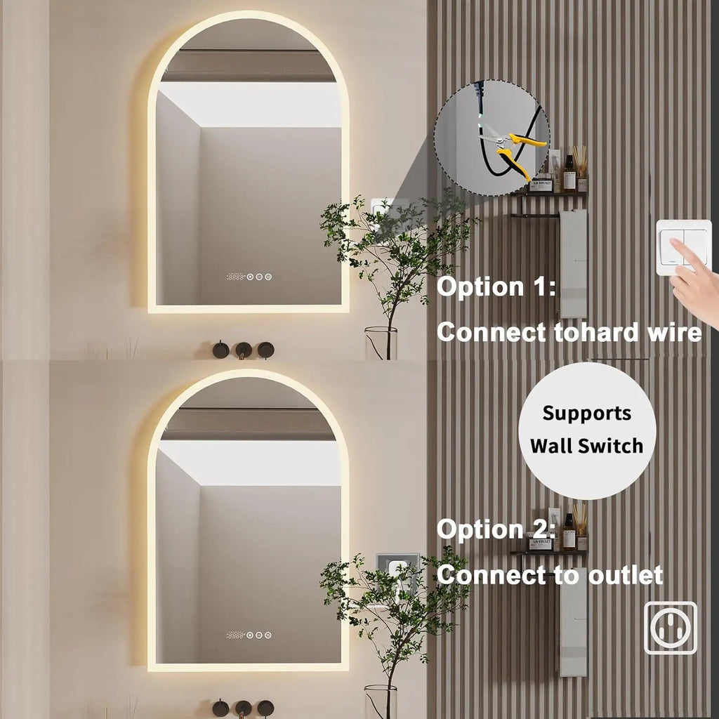 Solveig | Smart Arched LED Bathroom Mirror