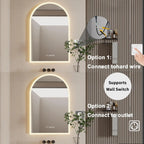 Solveig | Smart Arched LED Bathroom Mirror