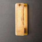 Camilla | Industrial Marble and Brass Sconce