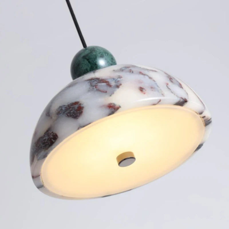 Chloris | Green Marble Pendant