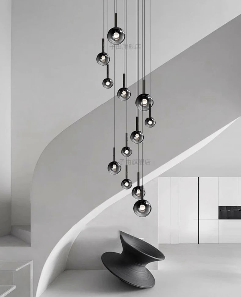 Nordic home decor dining room Pendant lamp lights indoor lighting stair lamp hanging light chandelier lamps for living room