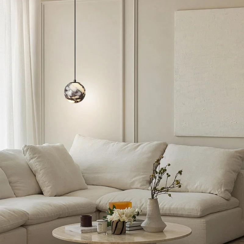 Mafalda | Marble Bedside Pendant Light