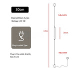 Bragi | Linear Hanging Floor Lamp