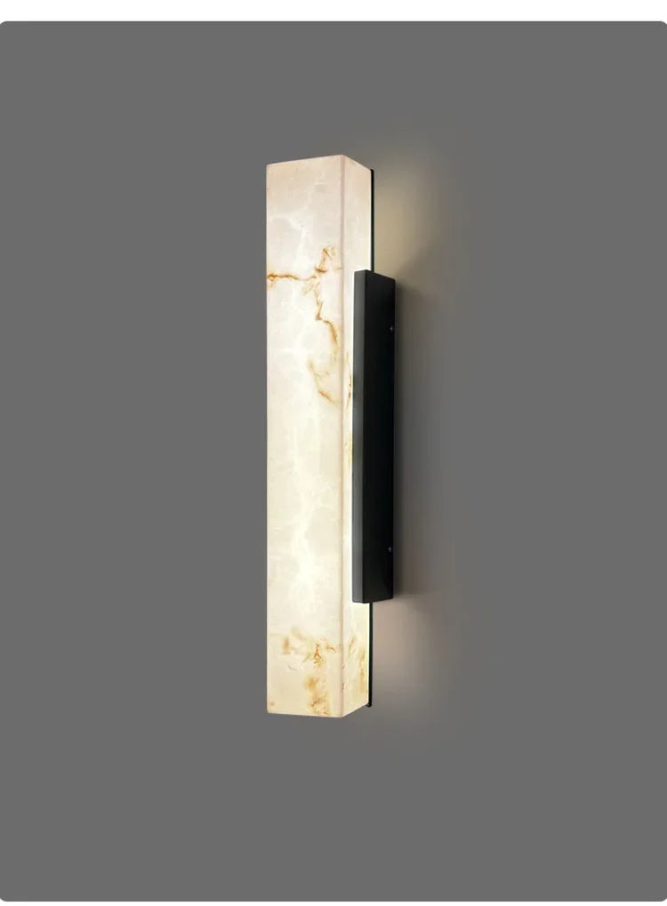 Cian | Marble-Effect Outdoor Wall Light