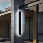 Waterproof LED Long Wall Sconce for Outdoor Garden Lighting - AC85-265V Exterior Luminaire