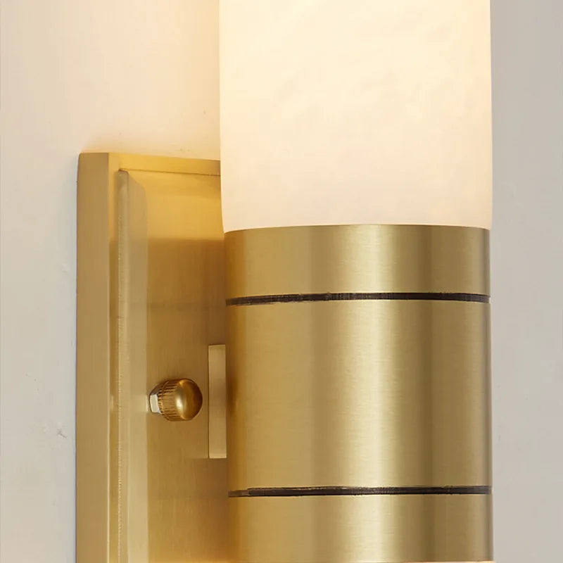Isabel | Marble and Copper Wall Light