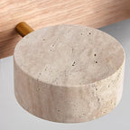 Gemela | Rotatable Travertine Duo Vanity Wall Light