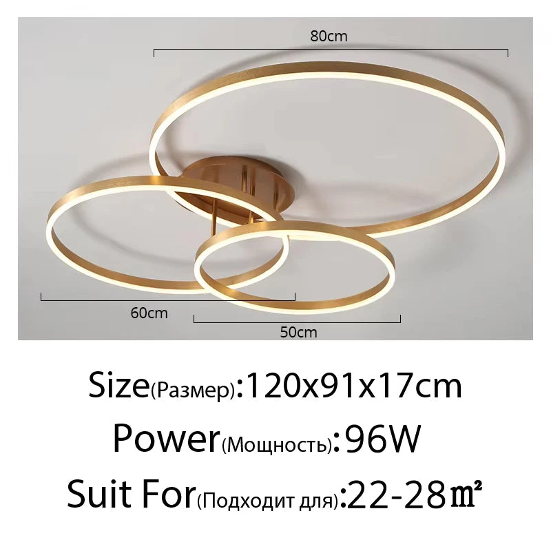 Orla | LED Ring Chandelier