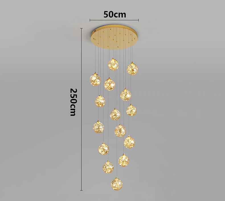Nordic home decor dining room Pendant lamp lights indoor lighting stair lamp hanging light chandelier lamps for living room