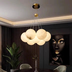 Bianca | Spherical Marble Chandelier