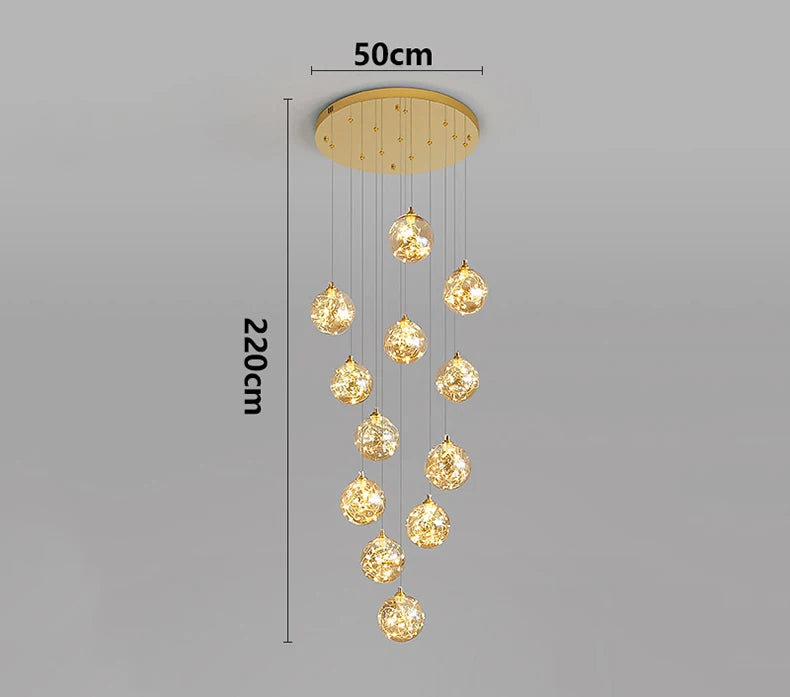 Nordic home decor dining room Pendant lamp lights indoor lighting stair lamp hanging light chandelier lamps for living room