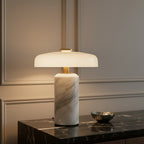 Iris | Marble & Glass Table Lamp