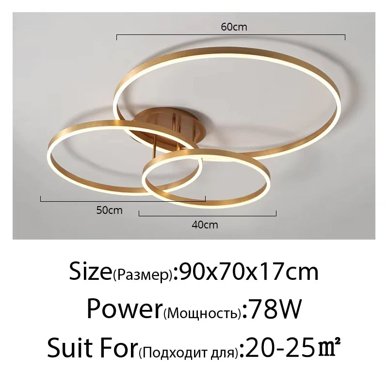 Orla | LED Ring Chandelier