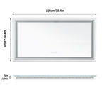 Ingrid | Front & Backlit LED Bathroom Mirror