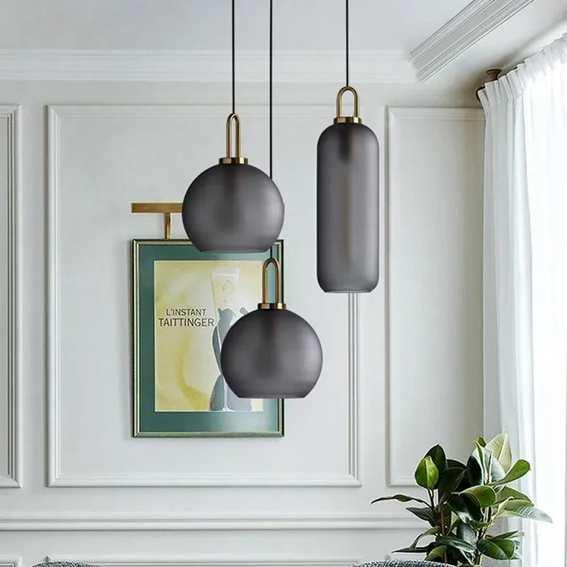 Regina | Industrial Glass Pendant
