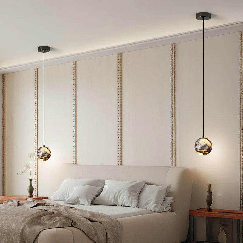 Mafalda | Marble Bedside Pendant Light