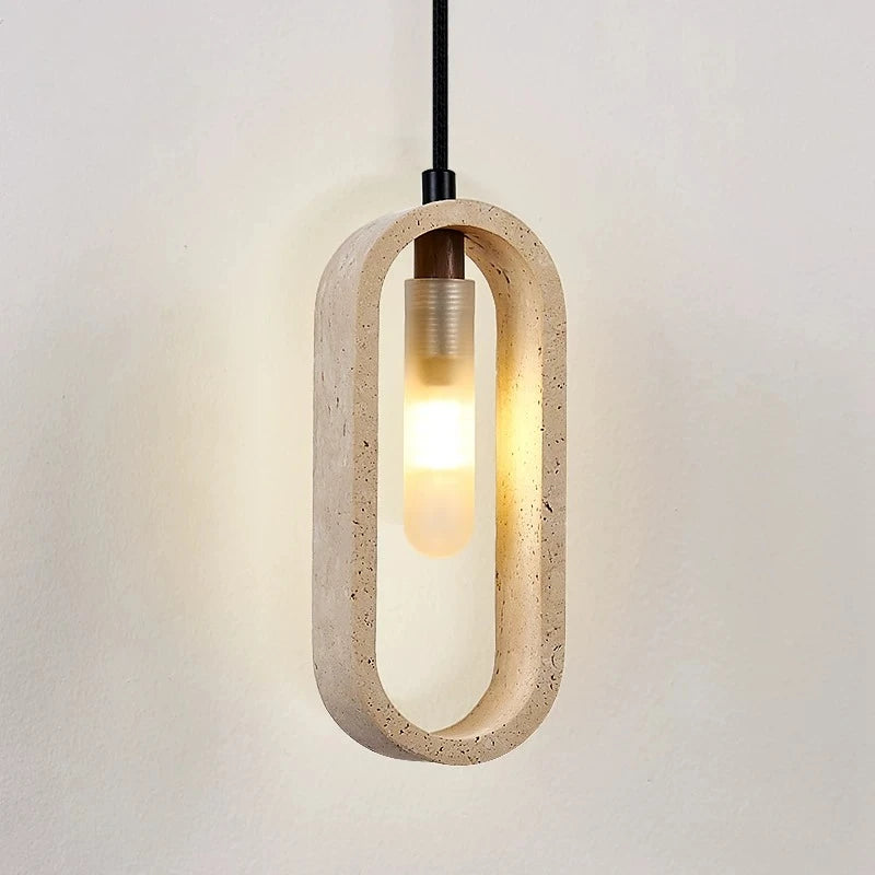 Marisol | Travertine Pendant Light for Dining & Bedside