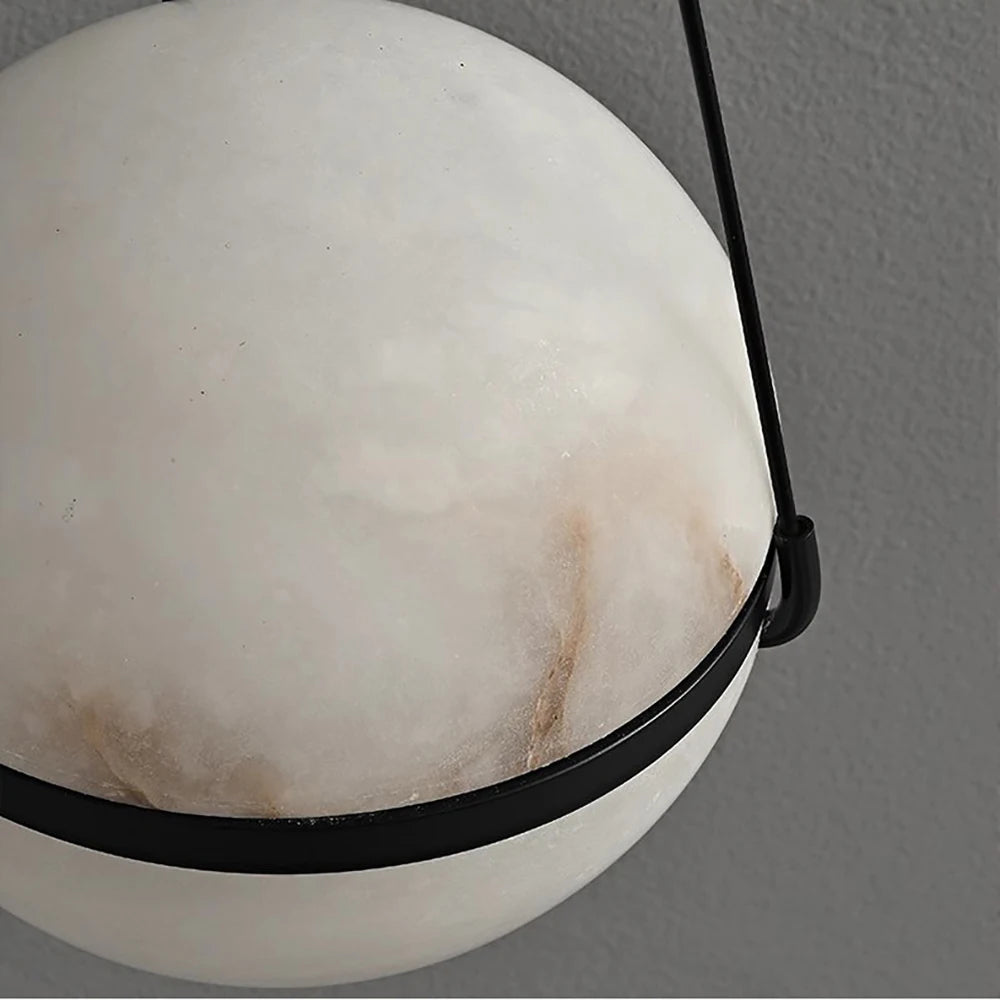 Cecília | Alabaster Sphere Pendant Light