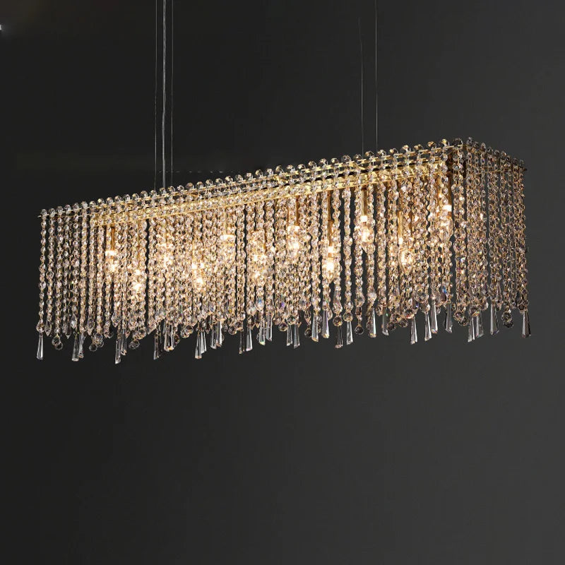 Sterling | Crystal Linear Chandelier