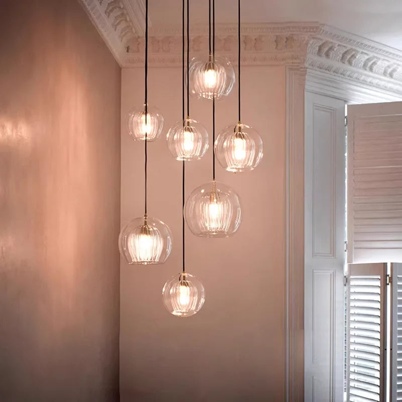 Quintia | Modern Glass Pendant Light