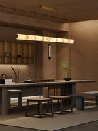Élise | Linear Alabaster LED Chandelier