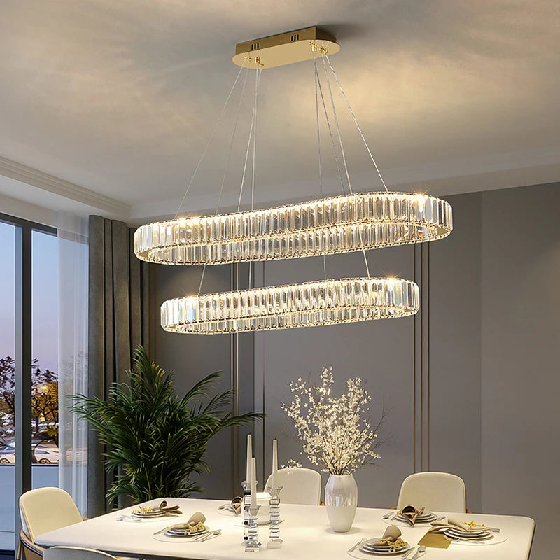 Lumen | Crystal Linear Chandelier