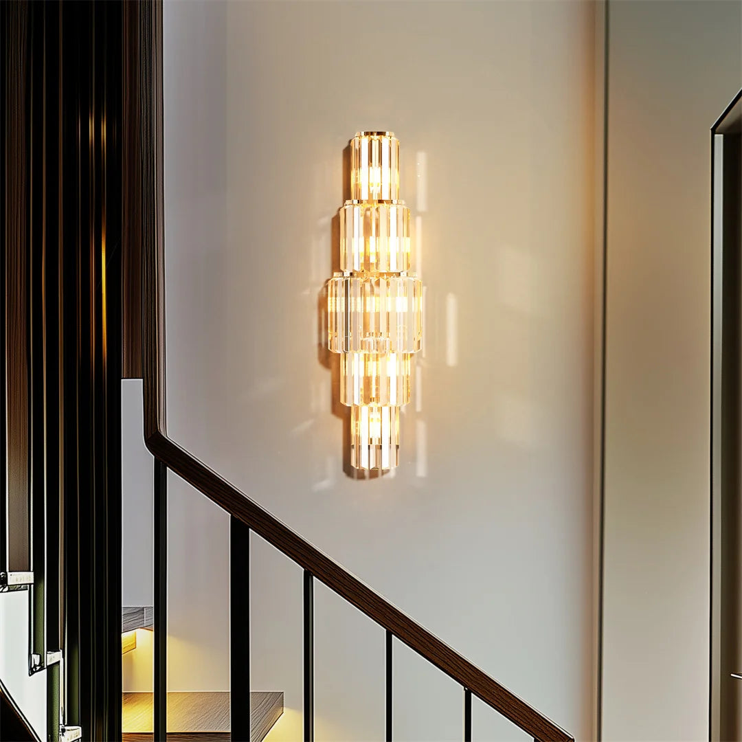 Celeste | Tiered Crystal Wall Sconce